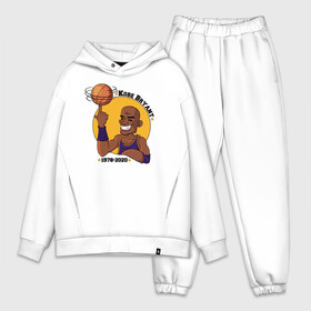 Мужской костюм хлопок OVERSIZE с принтом Коби Брайант в Тюмени,  |  | bryant | kobe | kobe bryant | logo | nba | баскетбол | коби брайант | лого | логотип | нба