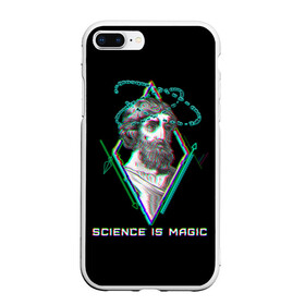 Чехол для iPhone 7Plus/8 Plus матовый с принтом Magic is science - Пифагор в Тюмени, Силикон | Область печати: задняя сторона чехла, без боковых панелей | magic | science | астрономия | геометрия | картинки | математика | мем | наука | пифагор | приколы | треугольник | физика | школа | школьник