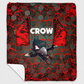 Плед с рукавами с принтом BRAWL STARS CROW в Тюмени, 100% полиэстер | Закругленные углы, все края обработаны. Ткань не мнется и не растягивается. Размер 170*145 | Тематика изображения на принте: bea | bibi | brawl stars | colt | crow | el brown | leon | leon shark | max | nita | sally leon | shark | акула | беа | берли | биби | бравл старс | браун | ворон | кольт | леон | леон акула | макс | нита | шелли