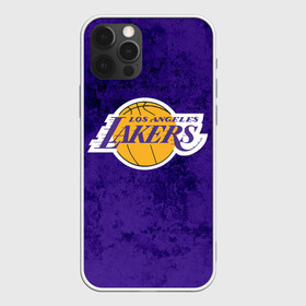 Чехол для iPhone 12 Pro с принтом LA LAKERS в Тюмени, силикон | область печати: задняя сторона чехла, без боковых панелей | Тематика изображения на принте: america | basketball | kobe bryant | la | la lakers | lakers | los angeles lakers | nba | usa | баскетбол | кобе брайант | лос анджелес лейкерс | нба | сша