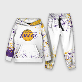 Детский костюм 3D (с толстовкой) с принтом LA LAKERS в Тюмени,  |  | america | basketball | kobe bryant | la | la lakers | lakers | los angeles lakers | nba | usa | баскетбол | кобе брайант | лос анджелес лейкерс | нба | сша