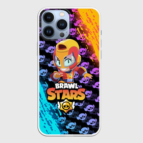 Чехол для iPhone 13 Pro Max с принтом BRAWL STARS MAX. в Тюмени,  |  | bea | bibi | brawl stars | colt | crow | el brown | leon | leon shark | max | nita | sally leon | shark | акула | беа | берли | биби | бравл старс | браун | ворон | кольт | леон | леон акула | макс | нита | шелли