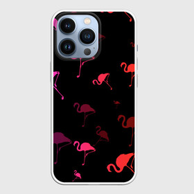 Чехол для iPhone 13 Pro с принтом Фламинго в Тюмени,  |  | минимализм | прикольные картинки | прикольные надписи | розовый фламинго | фламинго