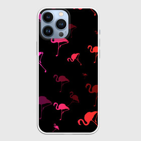 Чехол для iPhone 13 Pro Max с принтом Фламинго в Тюмени,  |  | минимализм | прикольные картинки | прикольные надписи | розовый фламинго | фламинго
