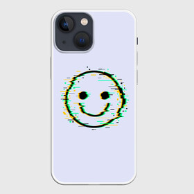 Чехол для iPhone 13 mini с принтом Smile в Тюмени,  |  | art | ball | glitch | meme | smile | арт | глитч | интернет | мем | позитив | смайл | смайлик | смех | улыбка | юмор