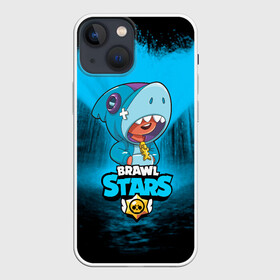 Чехол для iPhone 13 mini с принтом Brawl stars leon shark в Тюмени,  |  | bea | bib | brawl stars | crow | el brown | leon | max | nita | sally leon | shark | акула | биа | биби | бравл старс | ворон | игра | леон | макс | нита | оборотень | салли леон | сэлли леон | шарк | эл браун