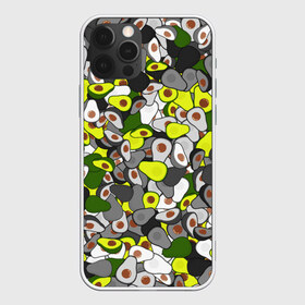 Чехол для iPhone 12 Pro Max с принтом Камуфляж с авокадо в Тюмени, Силикон |  | Тематика изображения на принте: avocado | адвокадо | веган | еда | камо | милитари | оовощь | паттерн | фрукт | хаки