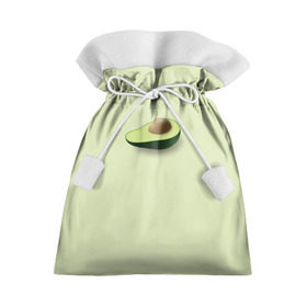 Подарочный 3D мешок с принтом Авокадо в Тюмени, 100% полиэстер | Размер: 29*39 см | Тематика изображения на принте: авокадо | веган | еда блогеров | мемы | минимализм | прикольные картинки | прикольные надписи | растение | фрукт