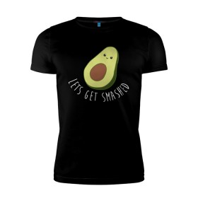 Мужская футболка премиум с принтом Авокадо в Тюмени, 92% хлопок, 8% лайкра | приталенный силуэт, круглый вырез ворота, длина до линии бедра, короткий рукав | авокадо | мемы | минимализм | прикольные картинки | прикольные надписи | растение | фрукт