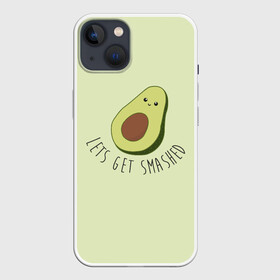 Чехол для iPhone 13 с принтом Авокадо в Тюмени,  |  | авокадо | мемы | минимализм | прикольные картинки | прикольные надписи | растение | фрукт