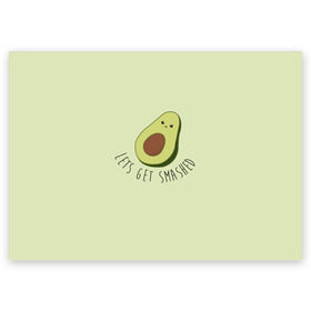 Поздравительная открытка с принтом Авокадо в Тюмени, 100% бумага | плотность бумаги 280 г/м2, матовая, на обратной стороне линовка и место для марки
 | авокадо | мемы | минимализм | прикольные картинки | прикольные надписи | растение | фрукт