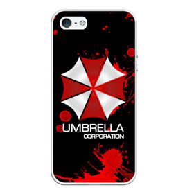 Чехол для iPhone 5/5S матовый с принтом UMBRELLA CORP в Тюмени, Силикон | Область печати: задняя сторона чехла, без боковых панелей | biohazard | biohazard 7 | crocodile | fang | game | hand | monster | new umbrella | resident evil | resident evil 7 | umbrella | umbrella corp | umbrella corporation | zombie | обитель