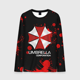 Мужской лонгслив 3D с принтом UMBRELLA CORP в Тюмени, 100% полиэстер | длинные рукава, круглый вырез горловины, полуприлегающий силуэт | biohazard | biohazard 7 | crocodile | fang | game | hand | monster | new umbrella | resident evil | resident evil 7 | umbrella | umbrella corp | umbrella corporation | zombie | обитель