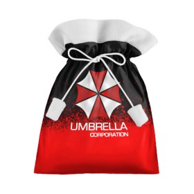 Подарочный 3D мешок с принтом UMBRELLA CORP в Тюмени, 100% полиэстер | Размер: 29*39 см | Тематика изображения на принте: 