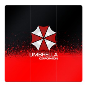 Магнитный плакат 3Х3 с принтом UMBRELLA CORP в Тюмени, Полимерный материал с магнитным слоем | 9 деталей размером 9*9 см | 