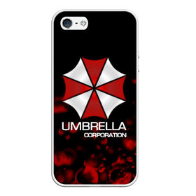 Чехол для iPhone 5/5S матовый с принтом UMBRELLA CORP в Тюмени, Силикон | Область печати: задняя сторона чехла, без боковых панелей | biohazard | biohazard 7 | crocodile | fang | game | hand | monster | new umbrella | resident evil | resident evil 7 | umbrella | umbrella corp | umbrella corporation | zombie | обитель