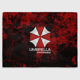 Плед 3D с принтом UMBRELLA CORP в Тюмени, 100% полиэстер | закругленные углы, все края обработаны. Ткань не мнется и не растягивается | biohazard | biohazard 7 | crocodile | fang | game | hand | monster | new umbrella | resident evil | resident evil 7 | umbrella | umbrella corp | umbrella corporation | zombie | обитель