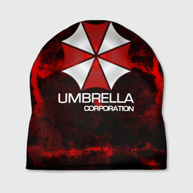 Шапка 3D с принтом UMBRELLA CORP в Тюмени, 100% полиэстер | универсальный размер, печать по всей поверхности изделия | biohazard | biohazard 7 | crocodile | fang | game | hand | monster | new umbrella | resident evil | resident evil 7 | umbrella | umbrella corp | umbrella corporation | zombie | обитель