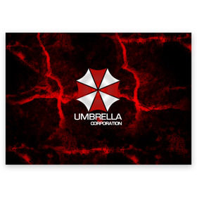 Поздравительная открытка с принтом UMBRELLA CORP в Тюмени, 100% бумага | плотность бумаги 280 г/м2, матовая, на обратной стороне линовка и место для марки
 | biohazard | biohazard 7 | crocodile | fang | game | hand | monster | new umbrella | resident evil | resident evil 7 | umbrella | umbrella corp | umbrella corporation | zombie | обитель