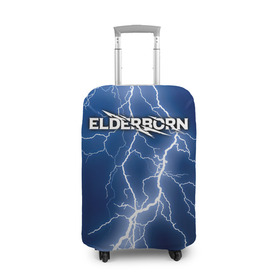 Чехол для чемодана 3D с принтом ELDERBORN. в Тюмени, 86% полиэфир, 14% спандекс | двустороннее нанесение принта, прорези для ручек и колес | dark souls | doom | elderborn | game | игра | мертвецы | монстры боссы | скелеты | фантазийный слэшер | фэнтази | экшен