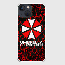 Чехол для iPhone 13 mini с принтом UMBRELLA CORPORATION. в Тюмени,  |  | corp | corporation | resident evil | umbrella | umbrella corporation | зомби апокалипсис | зонт | игра