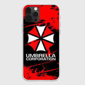 Чехол для iPhone 12 Pro с принтом UMBRELLA CORPORATION. в Тюмени, силикон | область печати: задняя сторона чехла, без боковых панелей | corp | corporation | resident evil | umbrella | umbrella corporation | зомби апокалипсис | зонт | игра