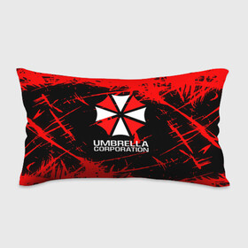 Подушка 3D антистресс с принтом UMBRELLA CORPORATION. в Тюмени, наволочка — 100% полиэстер, наполнитель — вспененный полистирол | состоит из подушки и наволочки на молнии | corp | corporation | resident evil | umbrella | umbrella corporation | зомби апокалипсис | зонт | игра