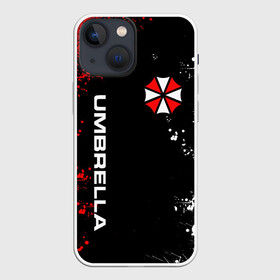 Чехол для iPhone 13 mini с принтом UMBRELLA CORPORATION. в Тюмени,  |  | corp | corporation | resident evil | umbrella | umbrella corporation | зомби апокалипсис | зонт | игра