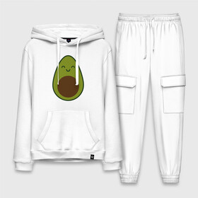 Мужской костюм хлопок с толстовкой с принтом Авокадо (+спина) в Тюмени,  |  | avocado | vegan | vegetarian | авокадо | веган | вегетарианство