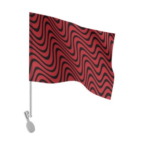 Флаг для автомобиля с принтом PewDiePie в Тюмени, 100% полиэстер | Размер: 30*21 см | pewdiepie | wave | волна | пьюдипай