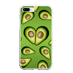 Чехол для iPhone 7Plus/8 Plus матовый с принтом Люблю авокадо в Тюмени, Силикон | Область печати: задняя сторона чехла, без боковых панелей | food | green | vegetarian | вегетарианец | влюбленность | влюбленные | вместе навсегда | девушке | здоровый | здоровый образ жизни | зелень | кружка | любимая | любимый | люблю | май | натуральный