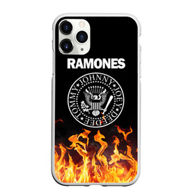 Чехол для iPhone 11 Pro Max матовый с принтом Ramones в Тюмени, Силикон |  | music | ramones | rock | музыка | рамонез | рамонес | рок