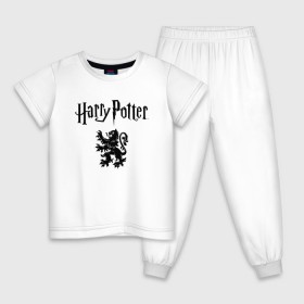 Детская пижама хлопок с принтом Гарри Поттер в Тюмени, 100% хлопок |  брюки и футболка прямого кроя, без карманов, на брюках мягкая резинка на поясе и по низу штанин
 | dobby | ron | vdkovmar гарри поттер. harry potter | волшебная палочка | гермиона | гриффиндор | дамблдор dumbledore | добби | когтевран | пуффендуй | рон | рубеус хагрид | слизерин | хогвартс