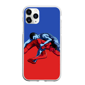 Чехол для iPhone 11 Pro матовый с принтом Борьба в Тюмени, Силикон |  | sport | wrestling | борьба | вольная | греко римская | единоборство | спорт