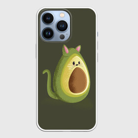 Чехол для iPhone 13 Pro с принтом AVOCATO в Тюмени,  |  | avocado | avocato | avogato | cat | cats | авокадо | авокато | авокот | картинка | картинки | кот | коте | котэ | прикольная | прикольные