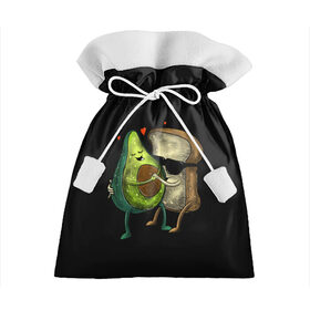 Подарочный 3D мешок с принтом Love в Тюмени, 100% полиэстер | Размер: 29*39 см | avocado | avocato | avogato | cat | cats | авокадо | авокато | авокот | картинка | картинки | кот | коте | котэ | прикольная | прикольные