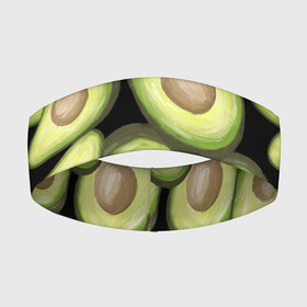 Повязка на голову 3D с принтом Avocado background в Тюмени,  |  | food | green | vegan | vegetarian | веган | вегетарианец | диета | здоровое питание | здоровый | здоровый образ жизни | зеленый | зож | кружка | майка | натуральный | овощи | платье | плед | подушка | полезный