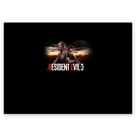 Поздравительная открытка Resident Evil 3: в Тюмени, 100% бумага | плотность бумаги 280 г/м2, матовая, на обратной стороне линовка и место для марки
 | carlos oliveira | jill valentine | nemesis | re 3 | resident evil 3 remake | джил вэлентайн | карлос оливейра | немезида | немезис | обитель зла