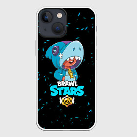 Чехол для iPhone 13 mini с принтом Brawl stars leon shark в Тюмени,  |  | bea | bib | brawl stars | crow | el brown | leon | max | nita | sally leon | shark | акула | биа | биби | бравл старс | ворон | игра | леон | макс | нита | оборотень | салли леон | сэлли леон | шарк | эл браун