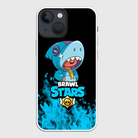 Чехол для iPhone 13 mini с принтом Brawl stars leon shark в Тюмени,  |  | bea | bib | brawl stars | crow | el brown | leon | max | nita | sally leon | shark | акула | биа | биби | бравл старс | ворон | игра | леон | макс | нита | оборотень | салли леон | сэлли леон | шарк | эл браун