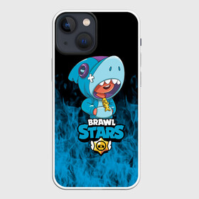 Чехол для iPhone 13 mini с принтом Brawl stars leon shark в Тюмени,  |  | bea | bib | brawl stars | crow | el brown | leon | max | nita | sally leon | shark | акула | биа | биби | бравл старс | ворон | игра | леон | макс | нита | оборотень | салли леон | сэлли леон | шарк | эл браун