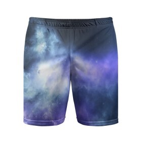 Мужские шорты спортивные с принтом ГОЛУБОЕ НЕБО в Тюмени,  |  | galaxy | nasa | nebula | space | star | абстракция | вселенная | галактика | звезда | звезды | космический | наса | планеты