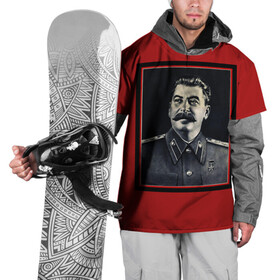 Накидка на куртку 3D с принтом Сталин в Тюмени, 100% полиэстер |  | stalin | брэнд | классно | красиво | круто | мода | сталин | стиль