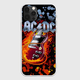 Чехол для iPhone 12 Pro Max с принтом AC DC в Тюмени, Силикон |  | ac dc | acdc | back in black | columbia | epic | force | guitar | pop | rock | vevo | ангус | блюз | рок | хард | янг