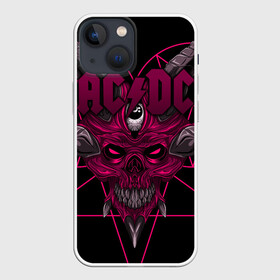 Чехол для iPhone 13 mini с принтом AC DC в Тюмени,  |  | ac dc | acdc | back in black | columbia | epic | force | guitar | pop | rock | vevo | ангус | блюз | рок | хард | янг