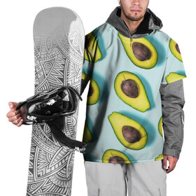 Накидка на куртку 3D с принтом АВОКАДО. в Тюмени, 100% полиэстер |  | Тематика изображения на принте: ovakado | авокадо | фрукты
