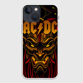 Чехол для iPhone 13 mini с принтом AC DC в Тюмени,  |  | ac dc | acdc | back in black | columbia | epic | force | guitar | pop | rock | vevo | ангус | блюз | рок | хард | янг