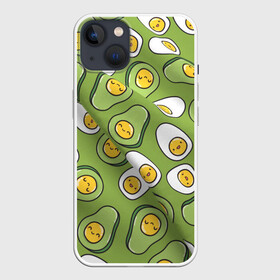 Чехол для iPhone 13 с принтом АВАКАДО паттерн в Тюмени,  |  | ovakado | авокадо | фрукты