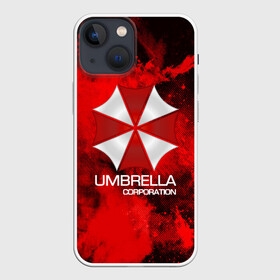 Чехол для iPhone 13 mini с принтом UMBRELLA CORP в Тюмени,  |  | biohazard | biohazard 7 | crocodile | fang | game | hand | monster | new umbrella | resident evil | resident evil 7 | umbrella | umbrella corp | umbrella corporation | zombie | обитель