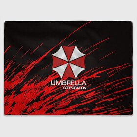 Плед 3D с принтом UMBRELLA CORP в Тюмени, 100% полиэстер | закругленные углы, все края обработаны. Ткань не мнется и не растягивается | biohazard | biohazard 7 | crocodile | fang | game | hand | monster | new umbrella | resident evil | resident evil 7 | umbrella | umbrella corp | umbrella corporation | zombie | обитель